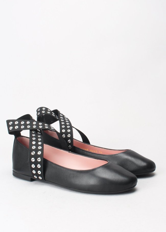 mercedes tachas coton negro