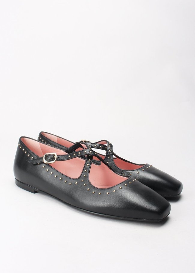 mercedes tachas coton negro