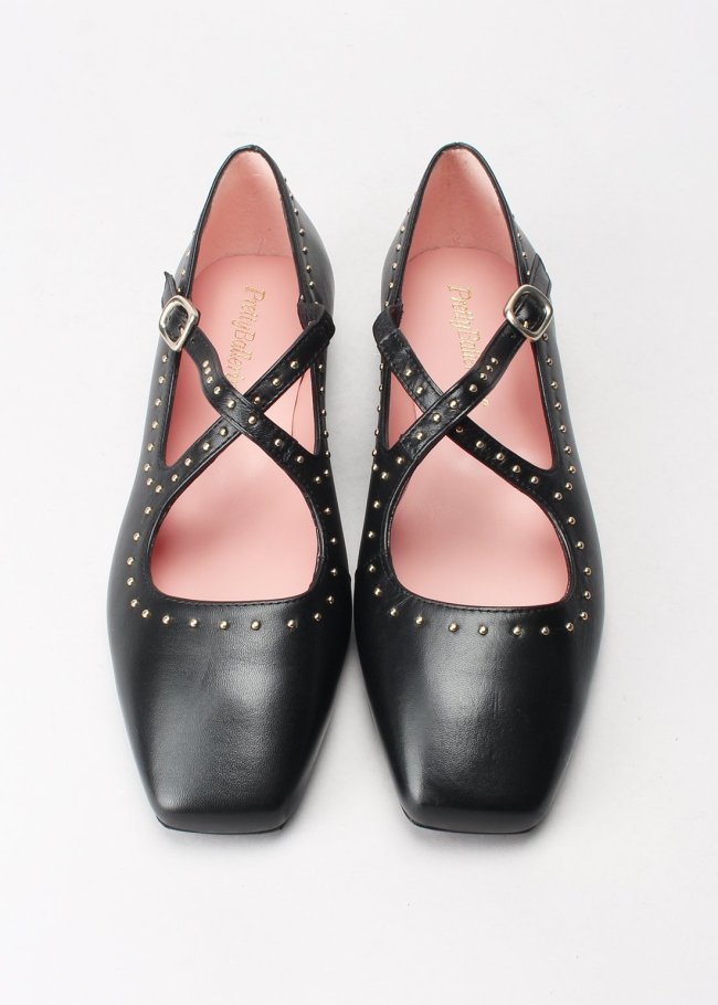 mercedes tachas coton negro