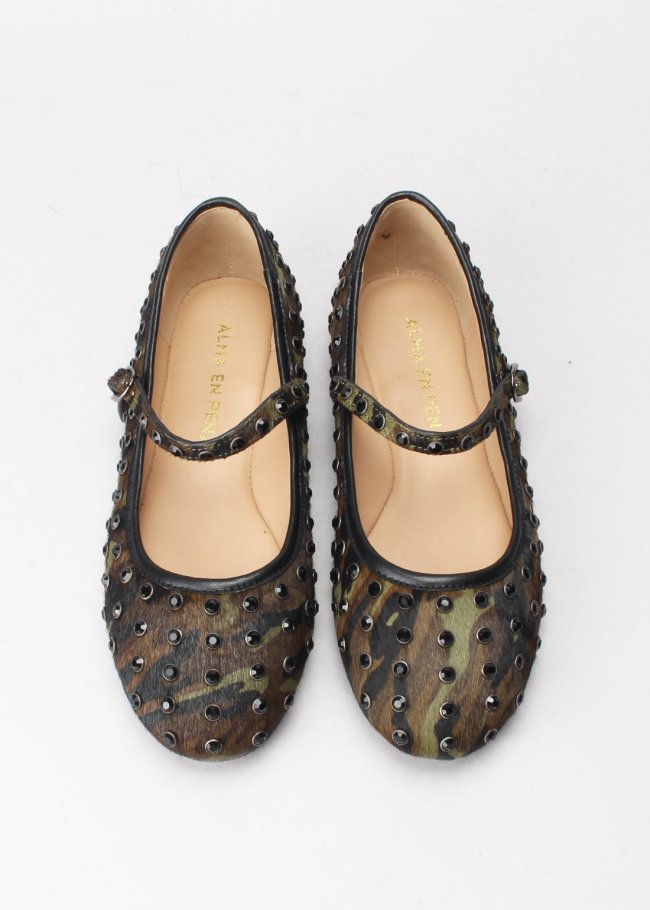 bailarina piedras military green