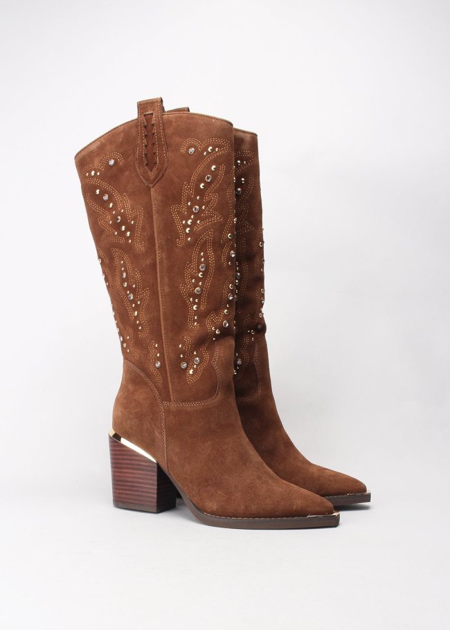 bota campera piedras crosta camel