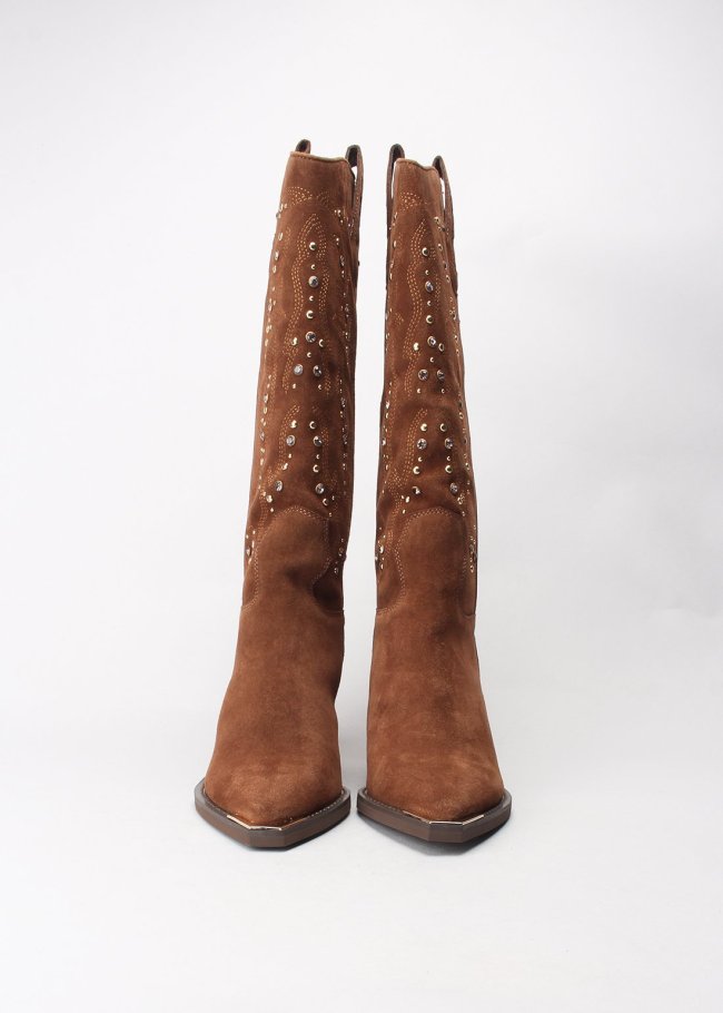 bota campera piedras crosta camel