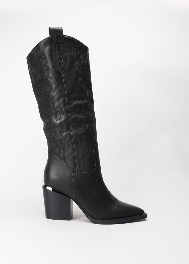 bota campera napa black