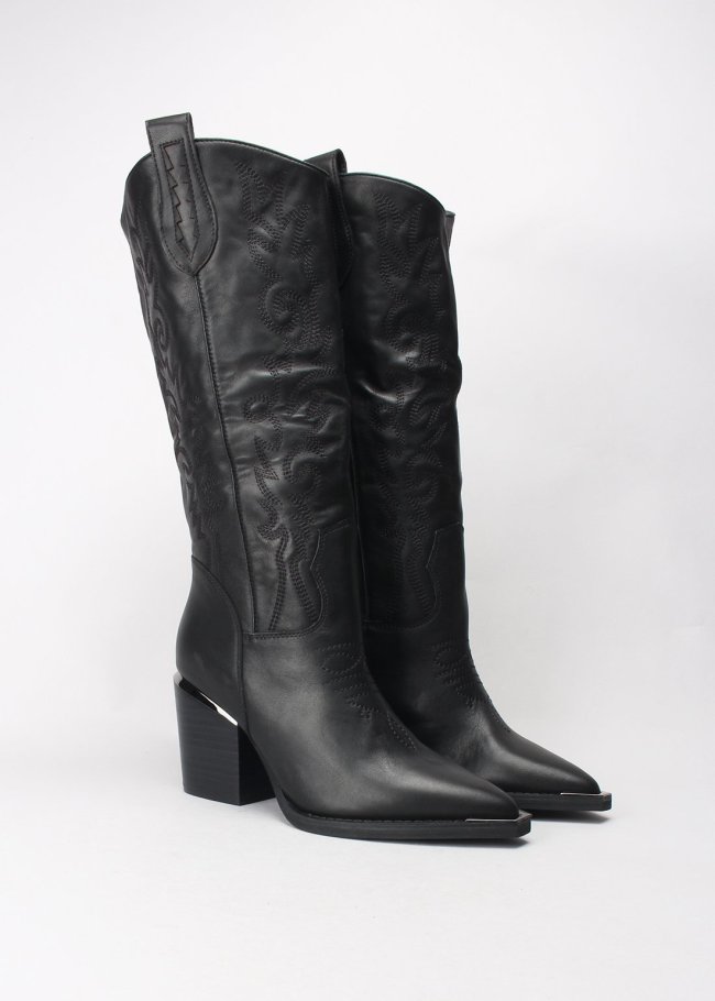 bota campera napa black