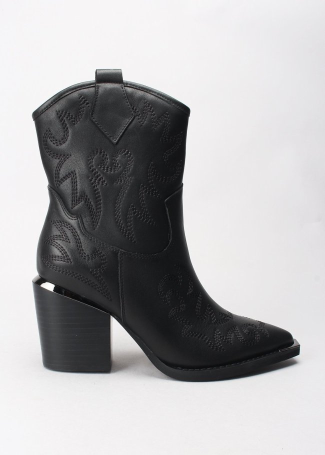 bota campera napa black