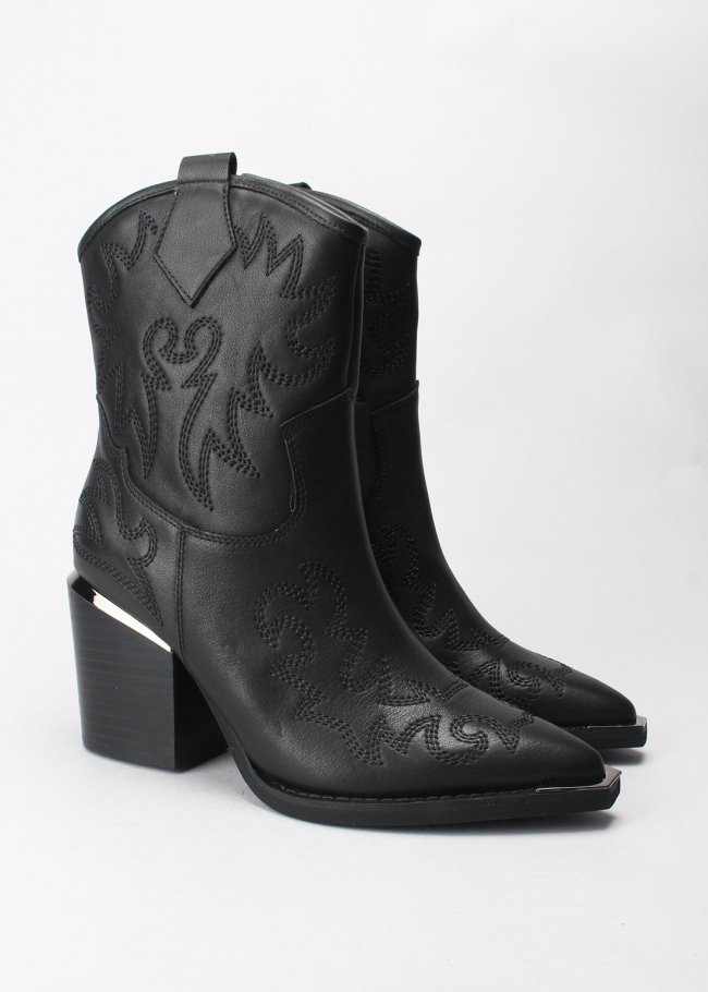 bota campera napa black