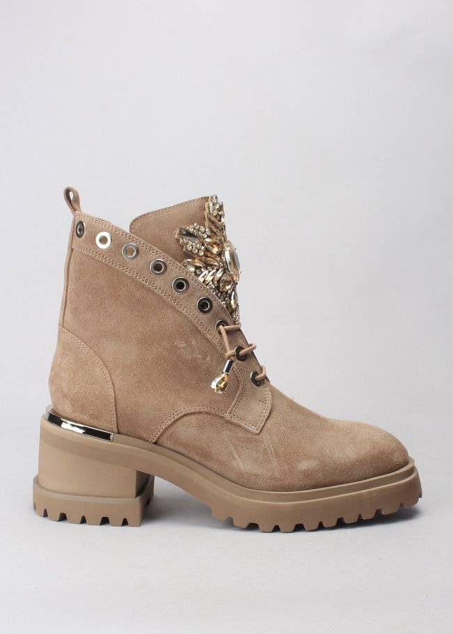 botin motera piedras crosta vison