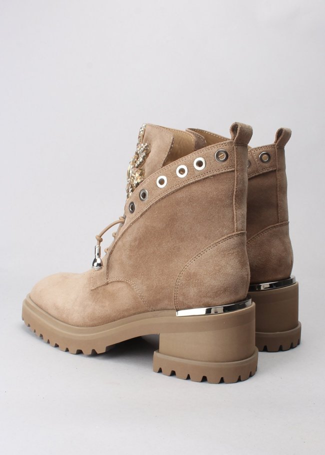 botin motera piedras crosta vison