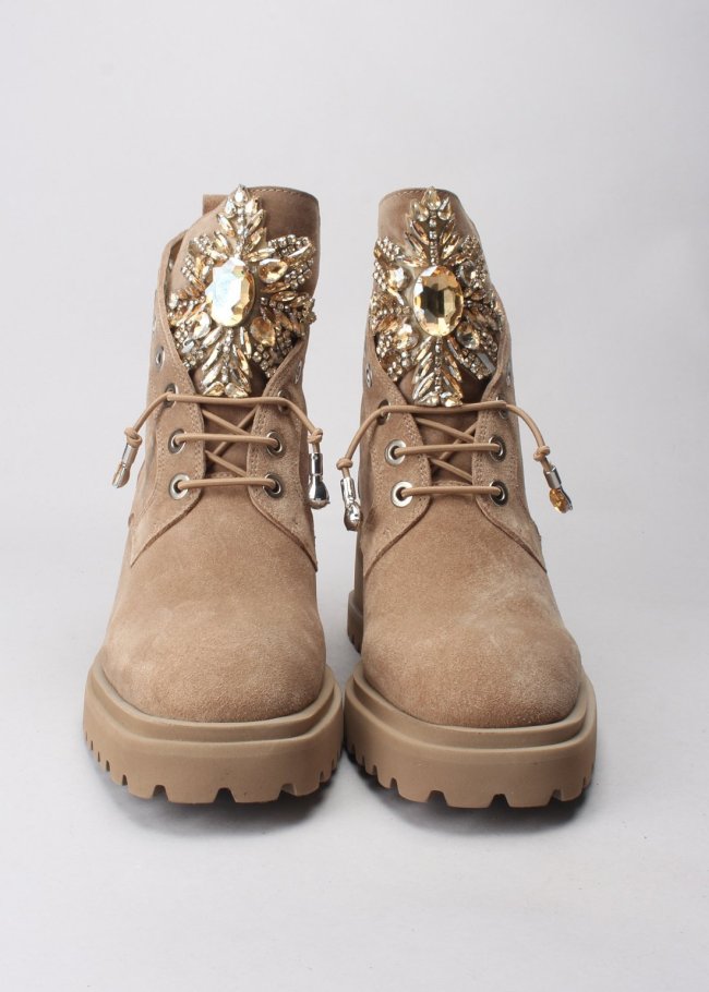 botin motera piedras crosta vison