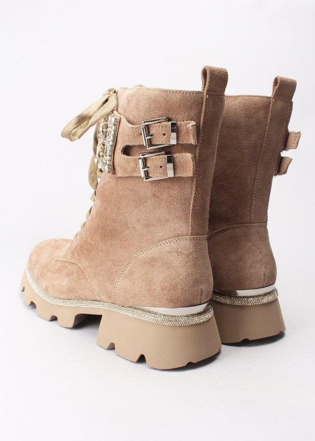 botin motera piedras crosta vison