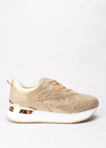 deportiva piedras suede sand