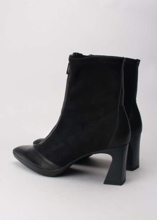 botin cremallera plataforma soho negro