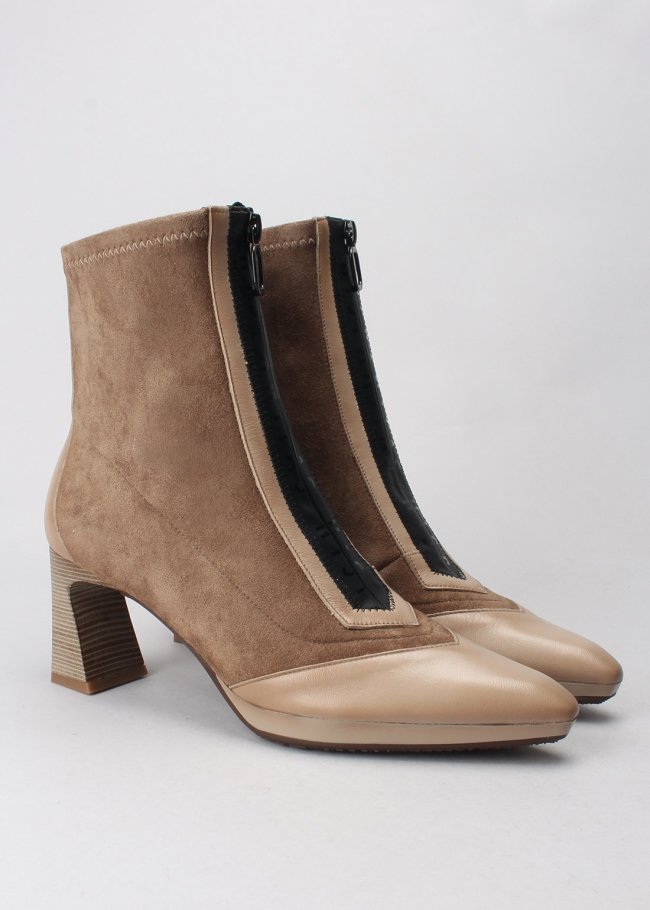 botin cremallera plataforma soho topo