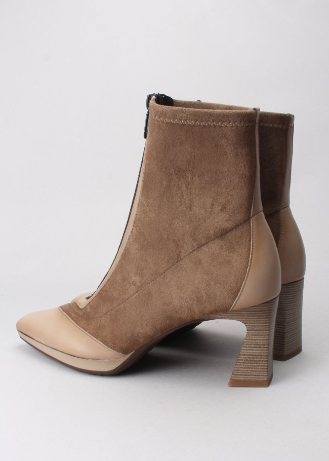 botin cremallera plataforma soho topo