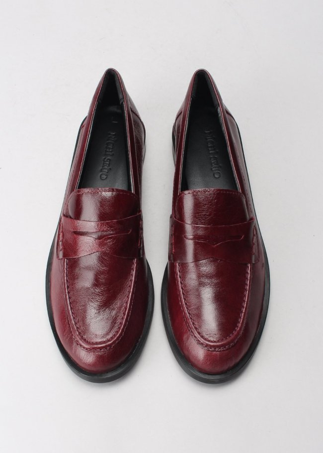 mocasin antifaz napa rota burdeos