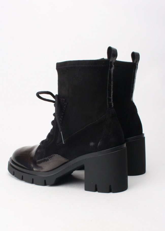 botin zurich rock antracita velour black