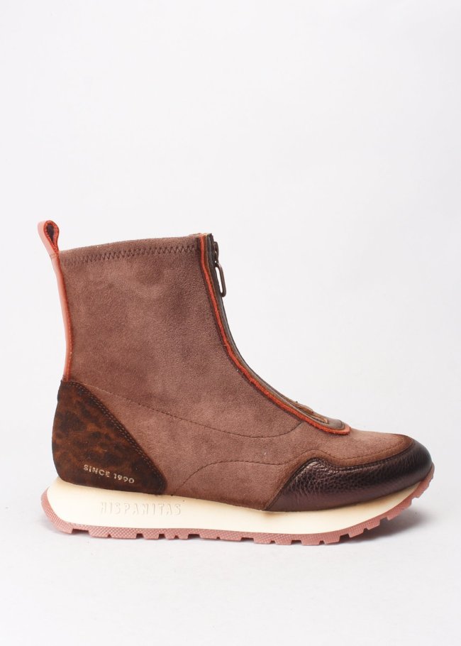 botin kansas bolmet velour leopard avell