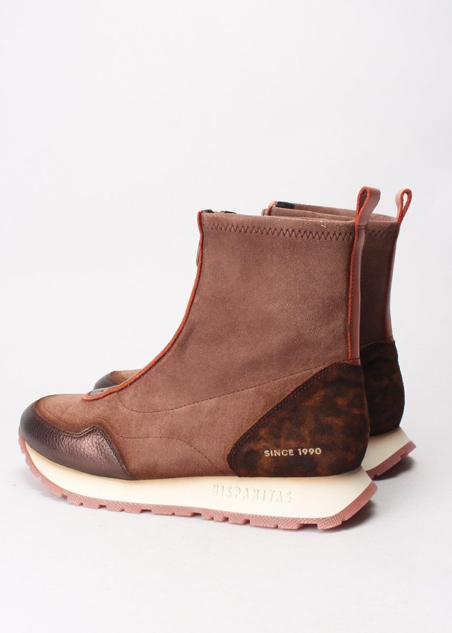 botin kansas bolmet velour leopard avell