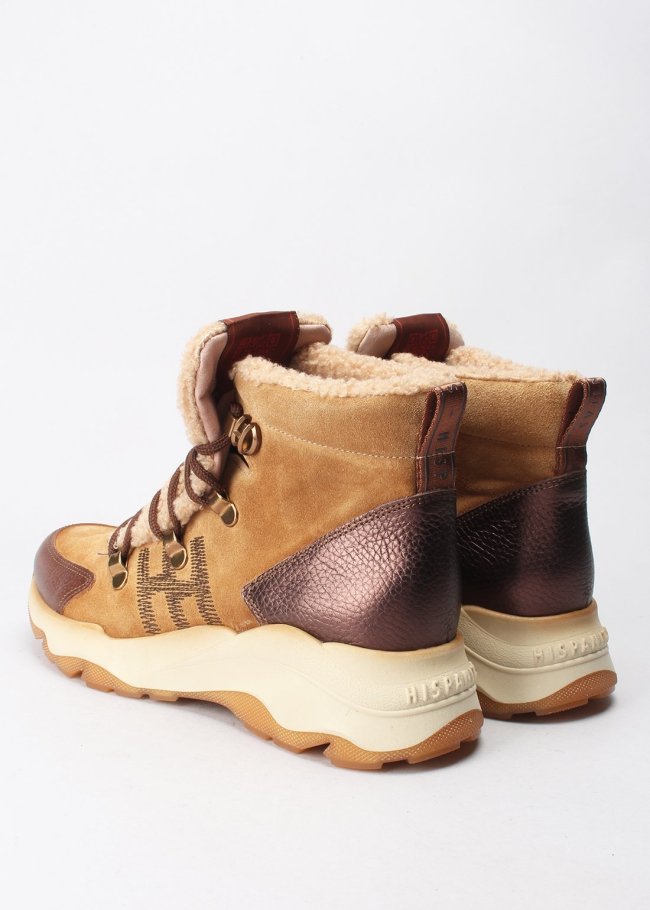 botin nepal bolero avell velour biscuit