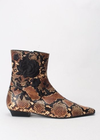 botin bordado piton kamel