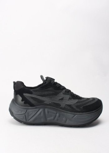 deportiva calf suede black