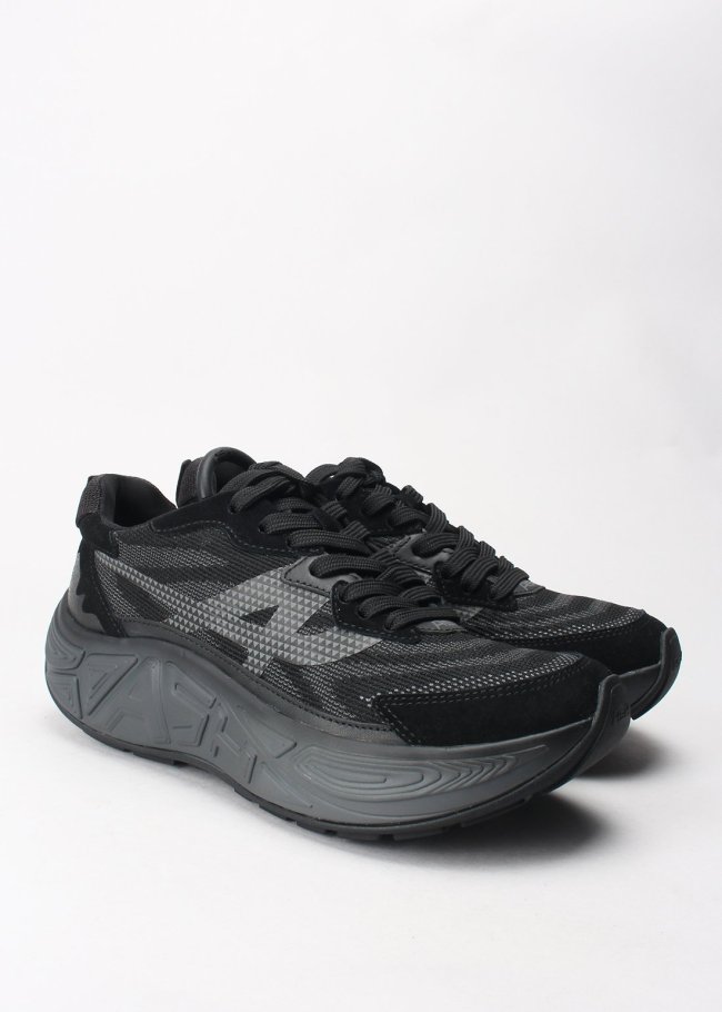 deportiva calf suede black