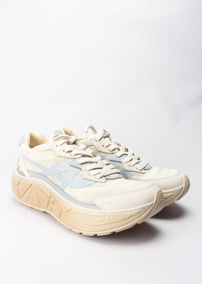 deportiva calf suede off white