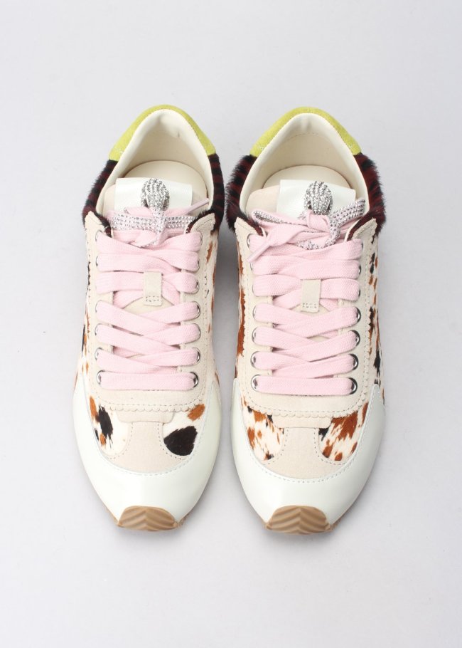 sneaker brown oth leather other print