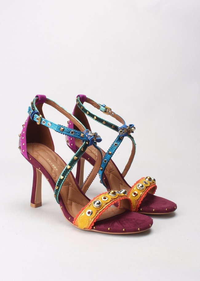 mini bow eyelet sandal mult other leathe