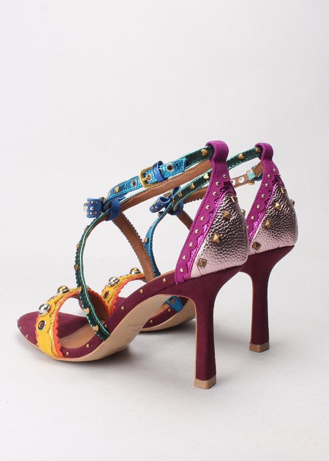 mini bow eyelet sandal mult other leathe