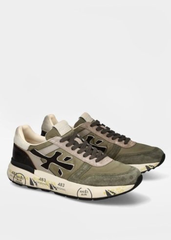 sneakers verde logo negro 2