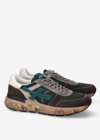 sneakers negro logo turquesa 2