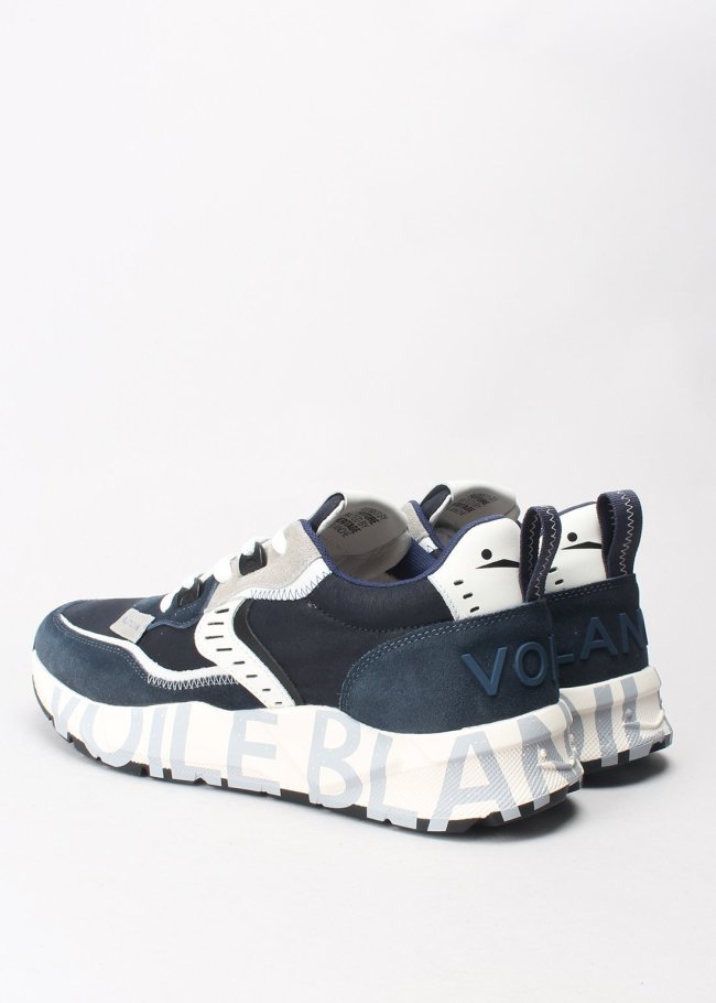deportiva suede delave wax blue