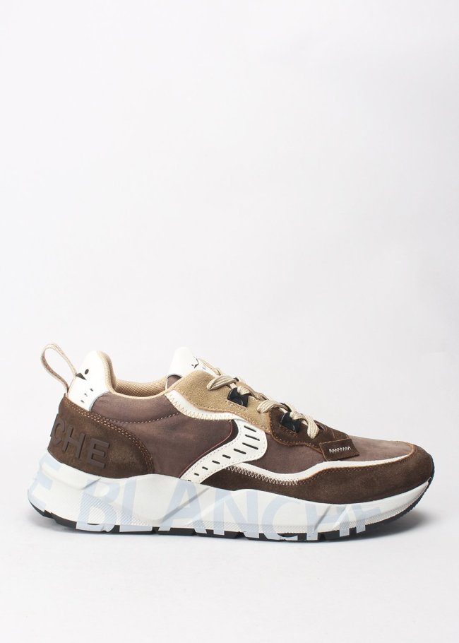 deportiva suede delave wax dark brown