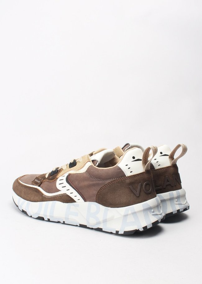 deportiva suede delave wax dark brown