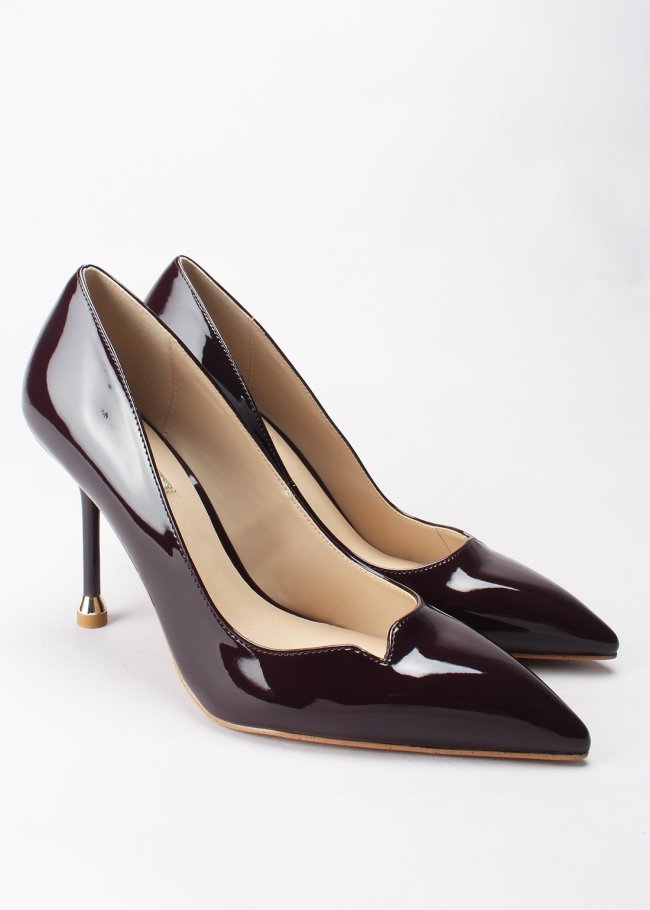 demi 04 decollete patent burdeos