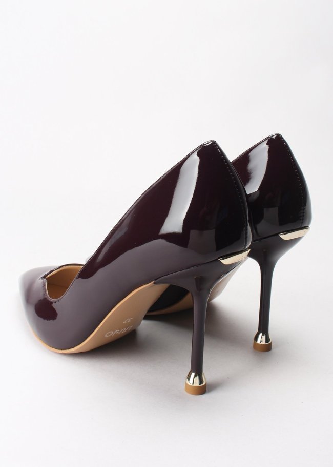 demi 04 decollete patent burdeos