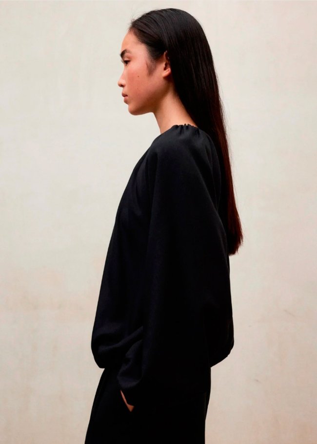 shirt woman black 319