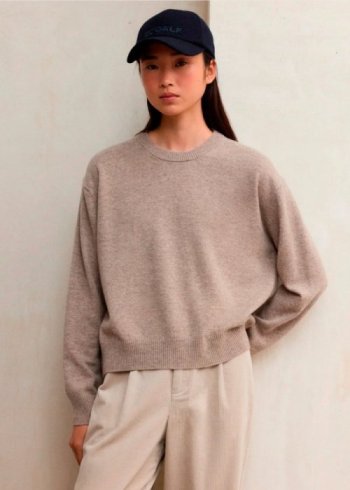 knit woman toast melange 361