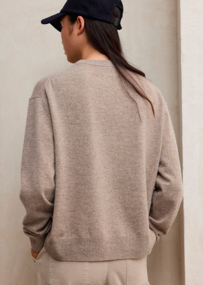 knit woman toast melange 361