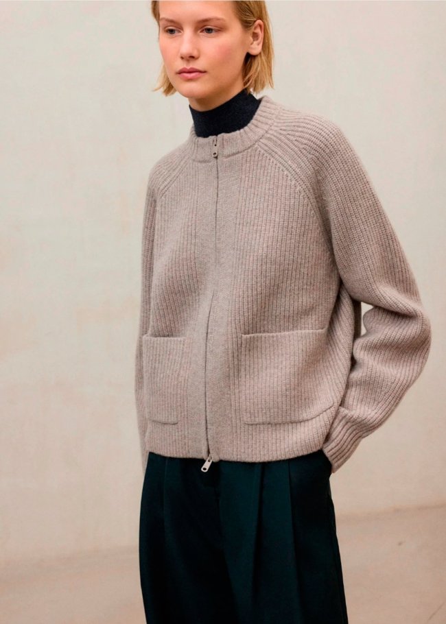 knit woman toast melange 361