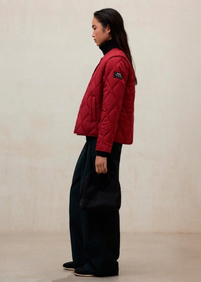 jacket woman crimson red 655