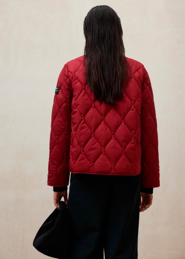 jacket woman crimson red 655
