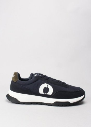 sneakers man navy brown 435