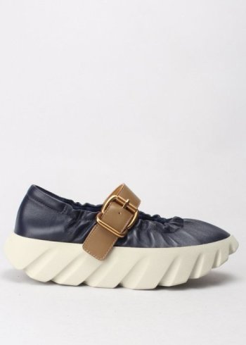 tura cove sheep leather indigo