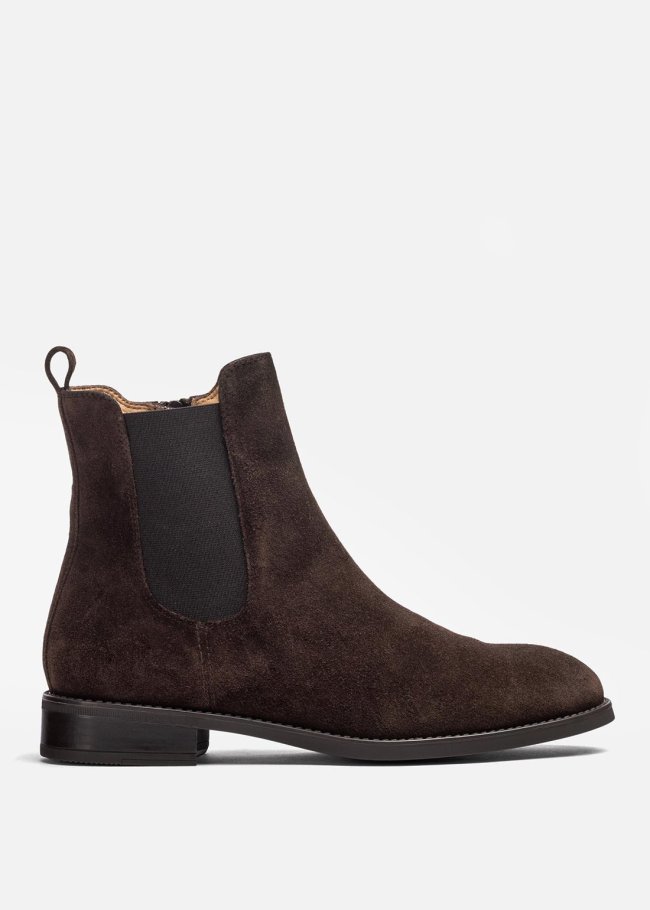 botin suede brown