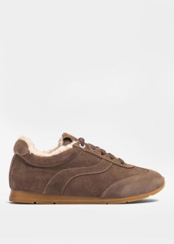 sneakers suede taupe