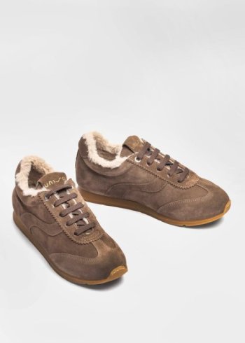 sneakers suede taupe 2