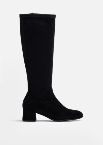 bota suede negro