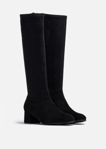 bota suede negro 2